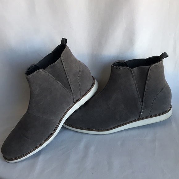Reserved Footwear men’s gray chukka dress ankle boots, size 10 main image 6